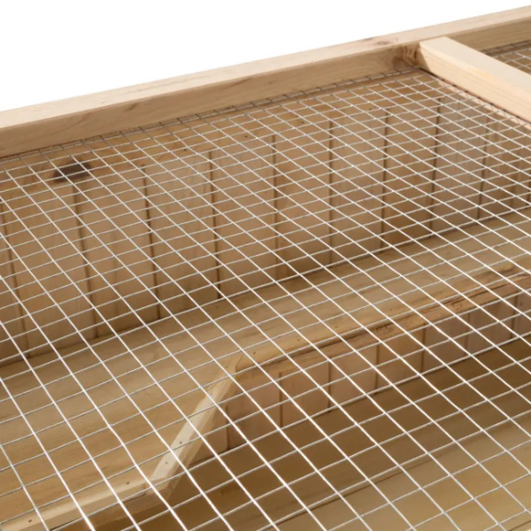 Cage pour rongeurs en bois toit grillagé ouvrant