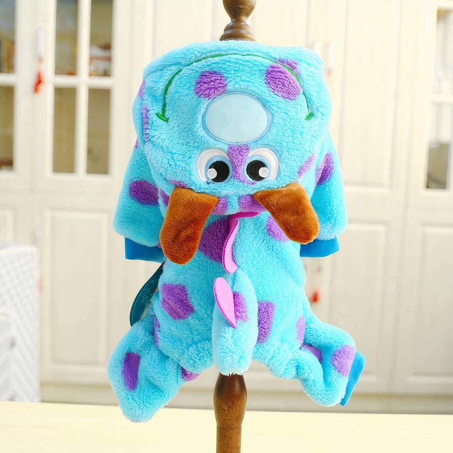 Manteau épais mignon à capuche pour chien