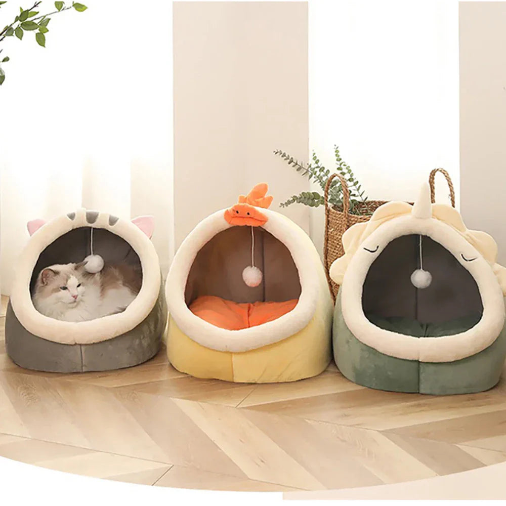 Panier doux pour chat