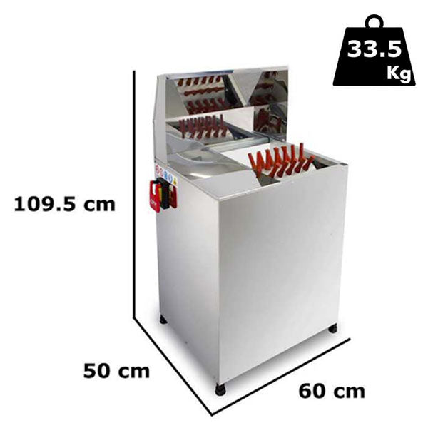 Plumeuse Volaille Humide 54 doigts 250W - Plumeuse à Rouleau