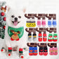 Chaussons en coton multicolores pour chiens