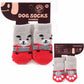 Chaussons en coton multicolores pour chiens
