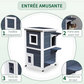 Maison d'Extérieur pour Chat Résistante aux Intempéries