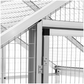 Volière XXL en Aluminium 122 x 178 x 195 cm - porte : 160 x 61.3 cm