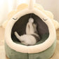 Panier doux pour chat